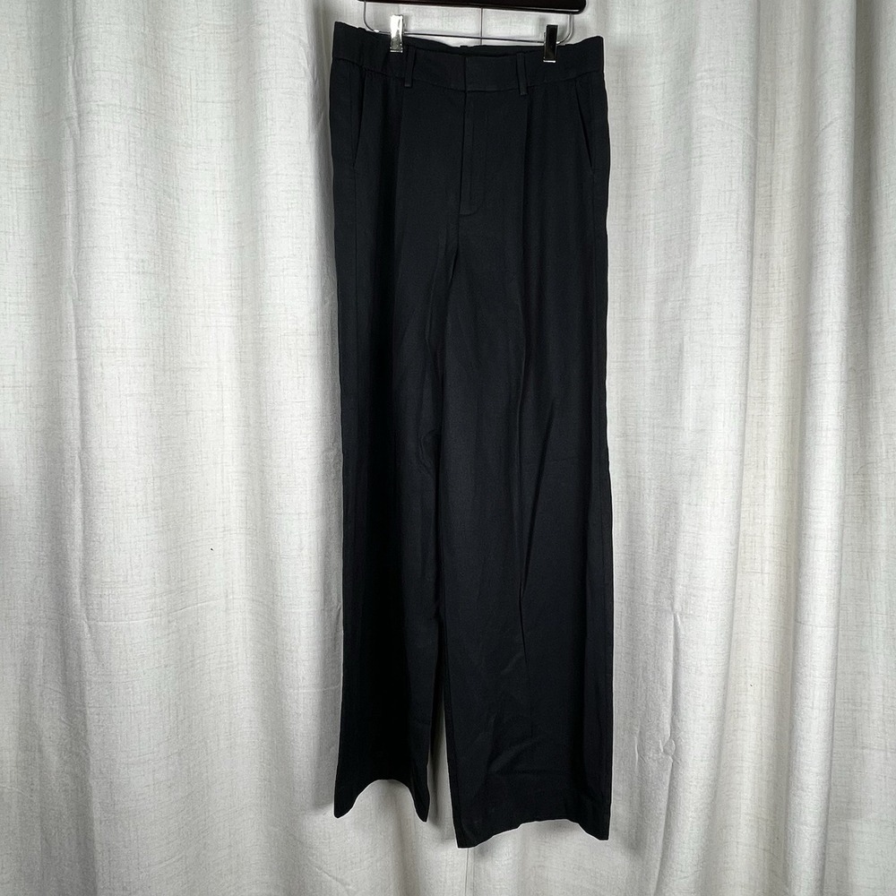 NEW! Madewell Tall Slouchy Straight Pants in Drapey Twill Linen Blend 10 Tall